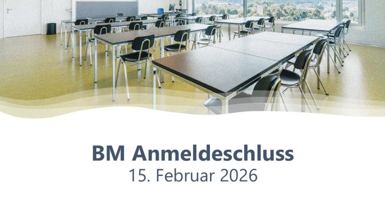 Anmeldeschluss Berufsmaturität